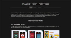 Desktop Screenshot of brandonkorth.com