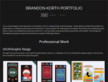Tablet Screenshot of brandonkorth.com